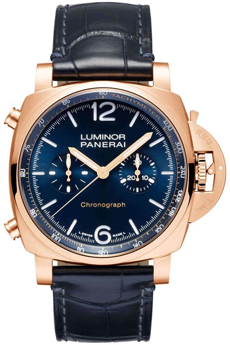 Panerai luminor chrono blu